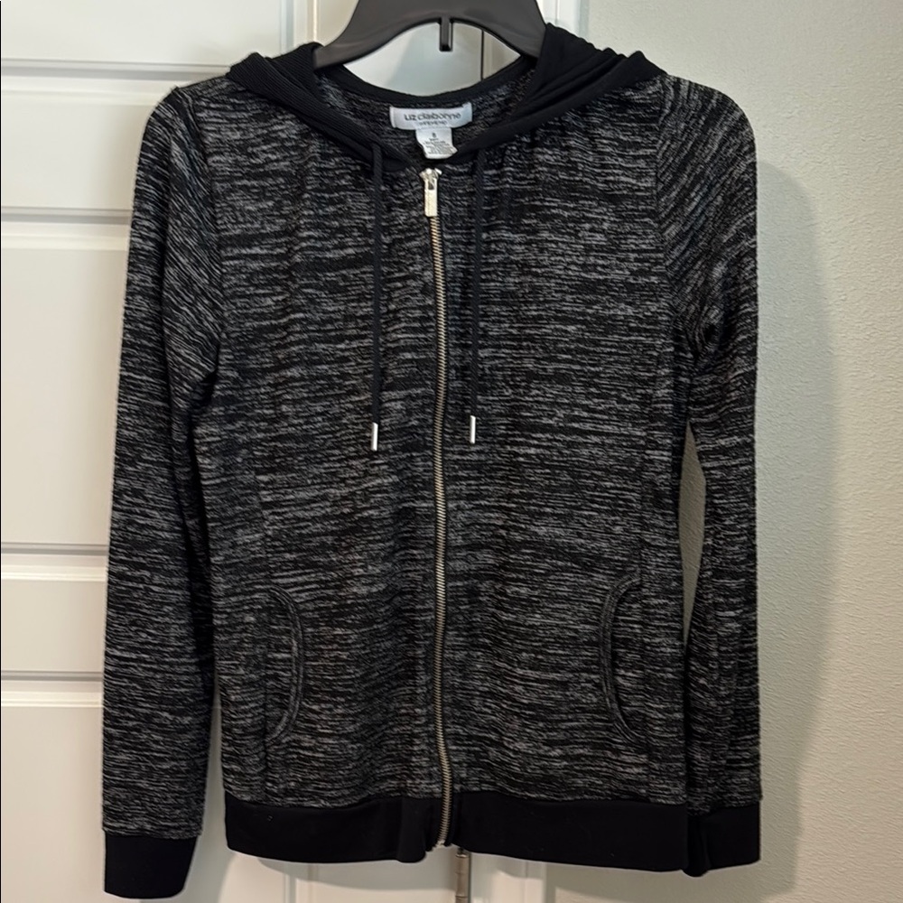 Liz Claiborne Black and Gray Jacket
